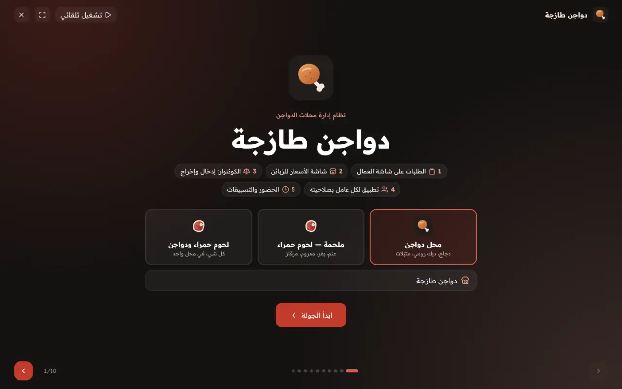 تطبيق محل دواجن